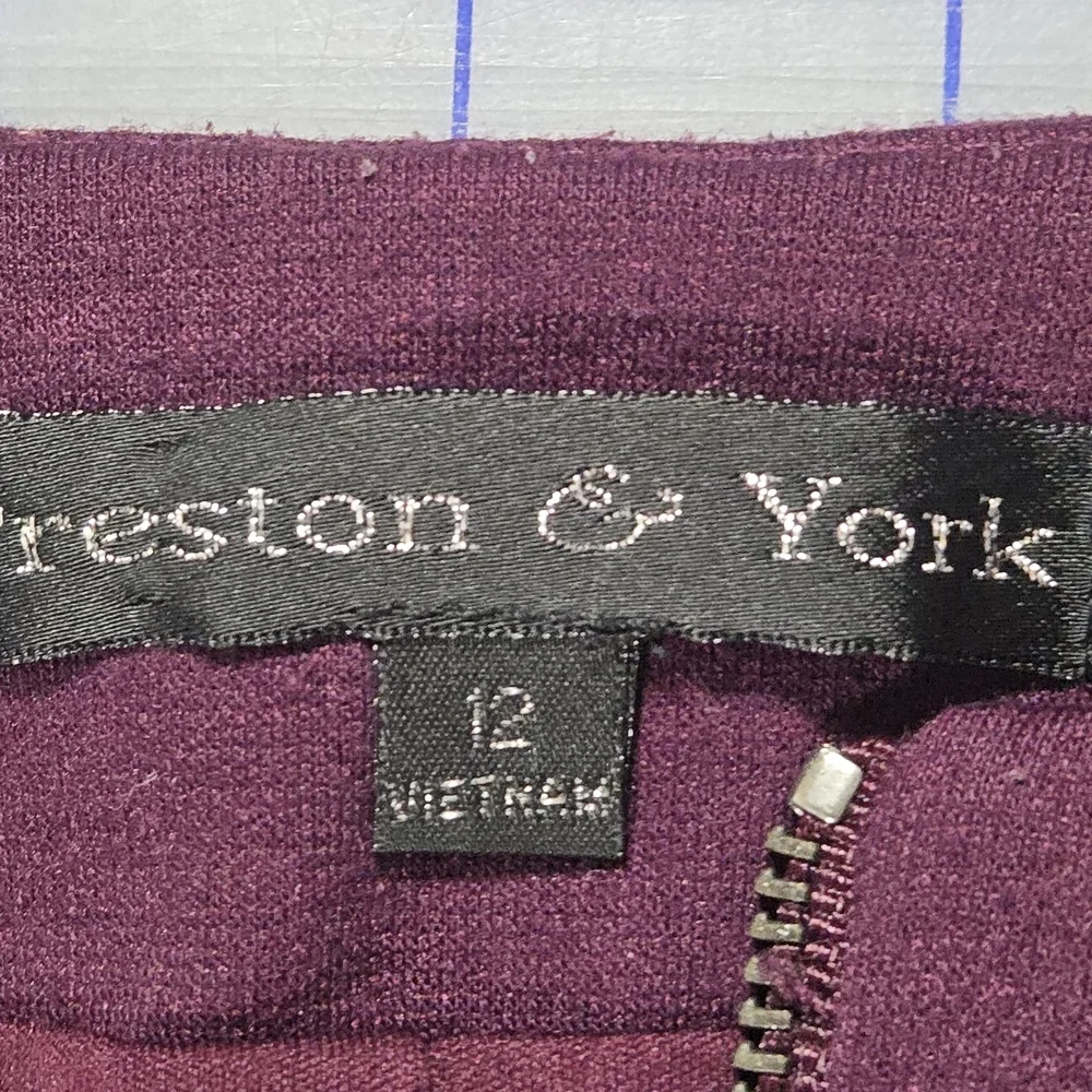Preston & York Purple Blazer Buisiness Feminine